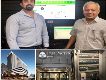 Eco33 Director Dammica Wickramaratne and BDM / Engineer Kaminda Abeywickrama to inspect their superb modernisation of the Pan Pacific Hotel, Perth.